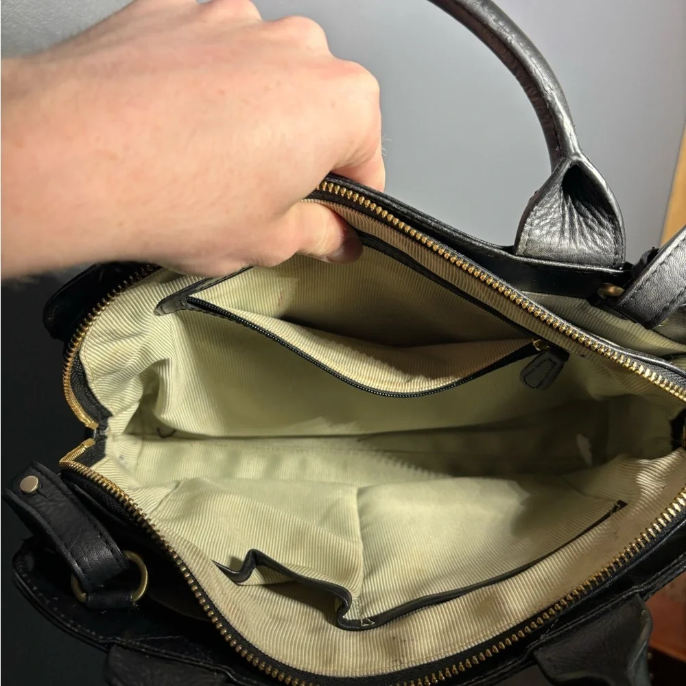 Radley London Millbank Black Leather Satchel